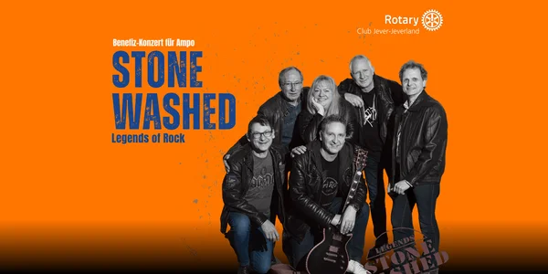 Benefiz-Konzert für Ampo mit STONE WASHED - Legends of Rock